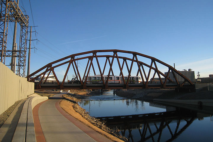 FasTracks West Rail Line Corridor, LRT Bridge over 6th Avenue