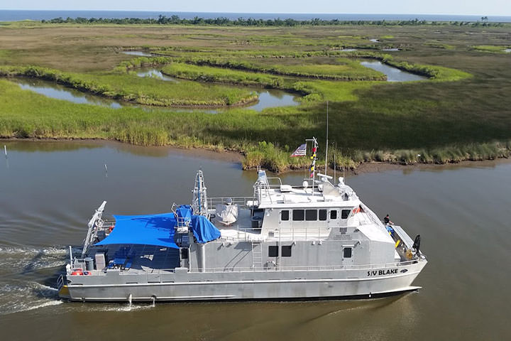 DEA's custom built survey vessel, Blake
