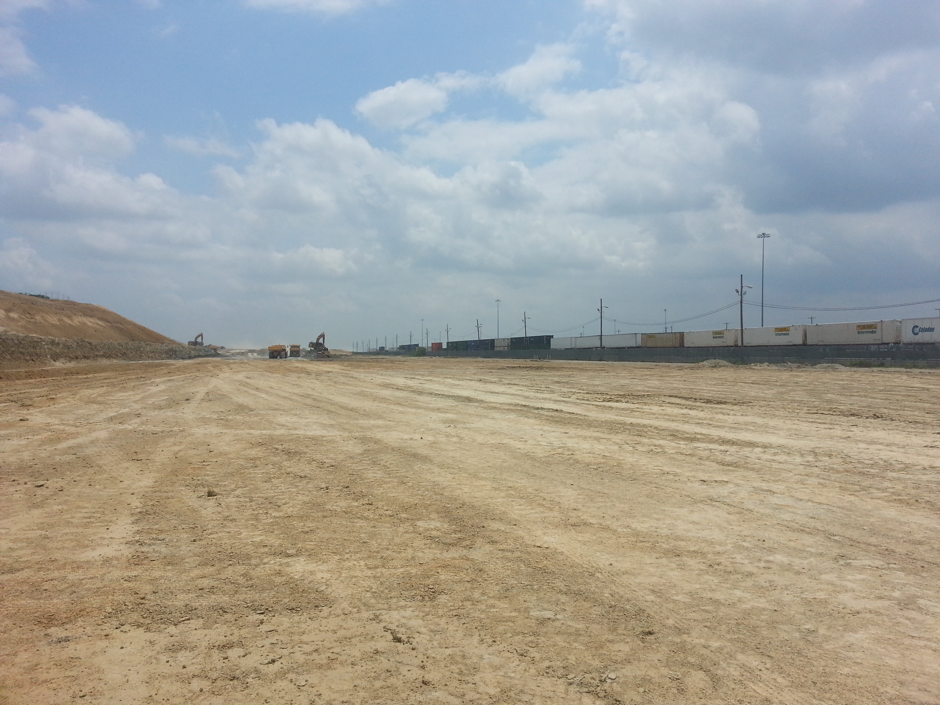 Port Laredo Intermodal Expansion Construction Site