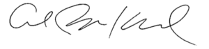 DEA CEO Al Barkouli's signature