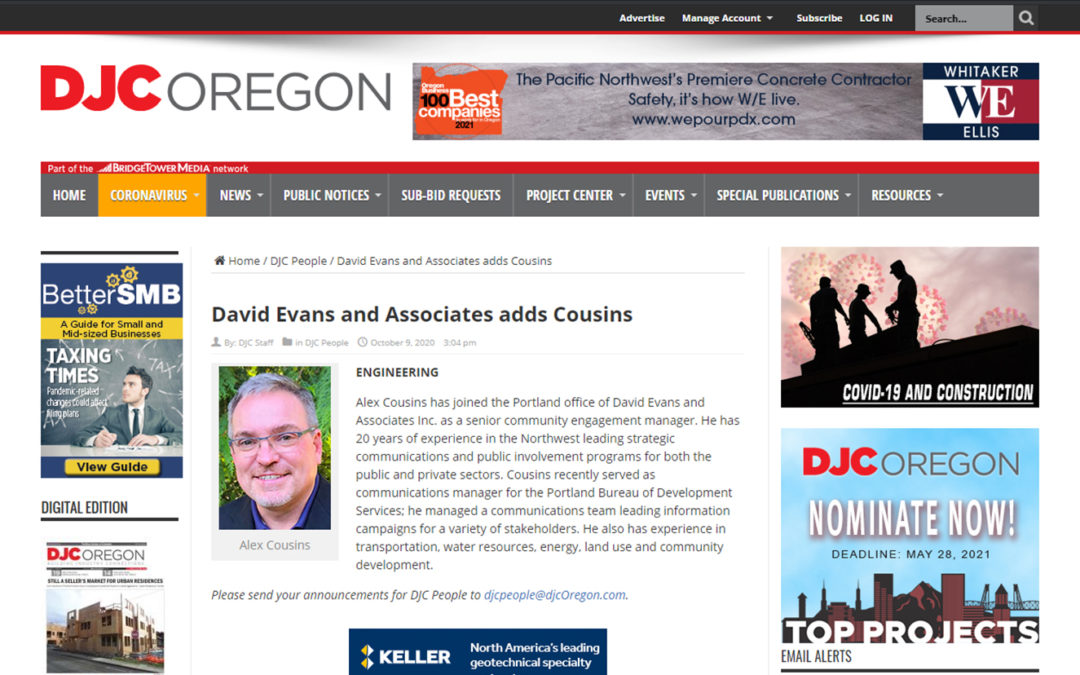 Alex Cousins joins DEA