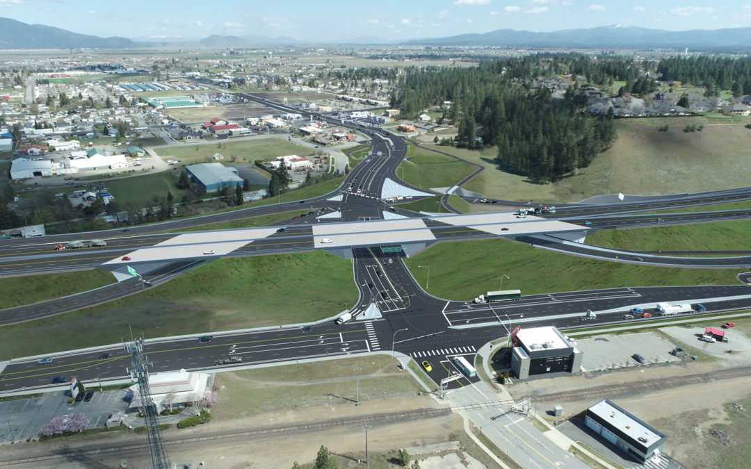 Large Scale Post Falls Interchange Construction Starting David Evans