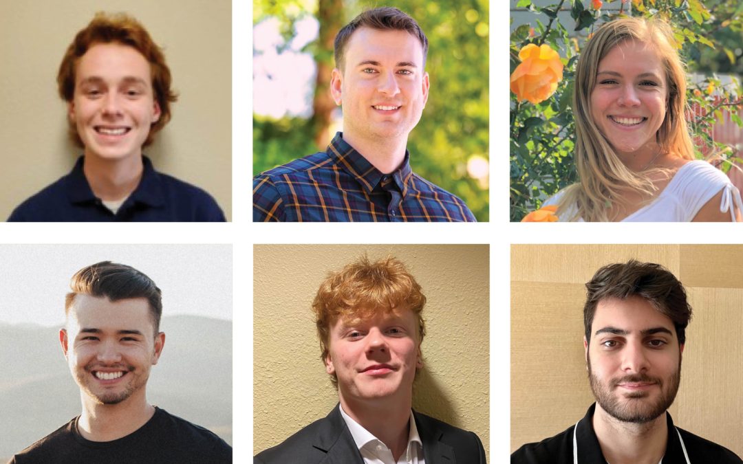 Headshot of six interns