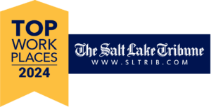 The Salt Lake Tribune Top Work Places 2024 badge