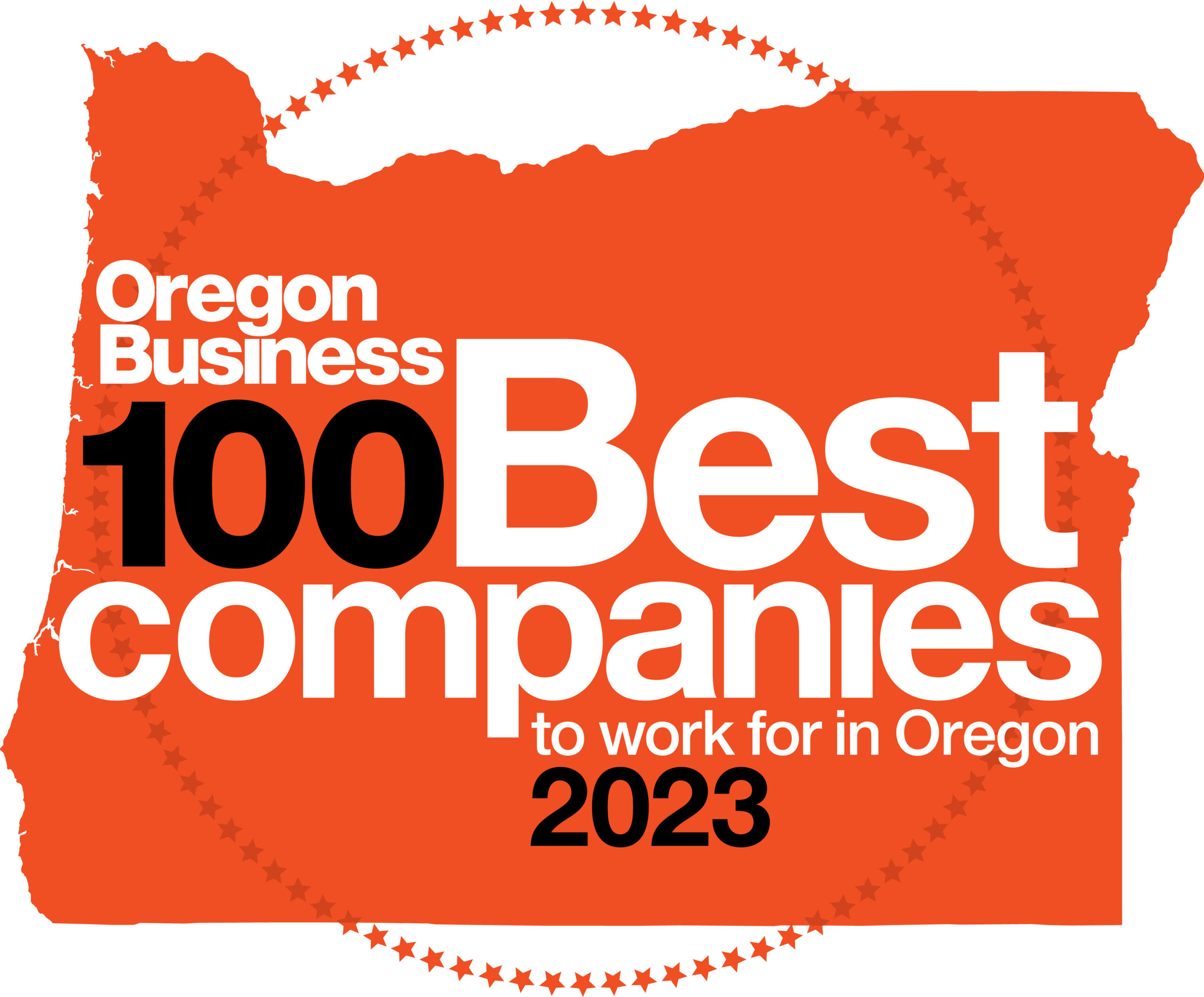 OR Business 100 Best Companies 2023 logo