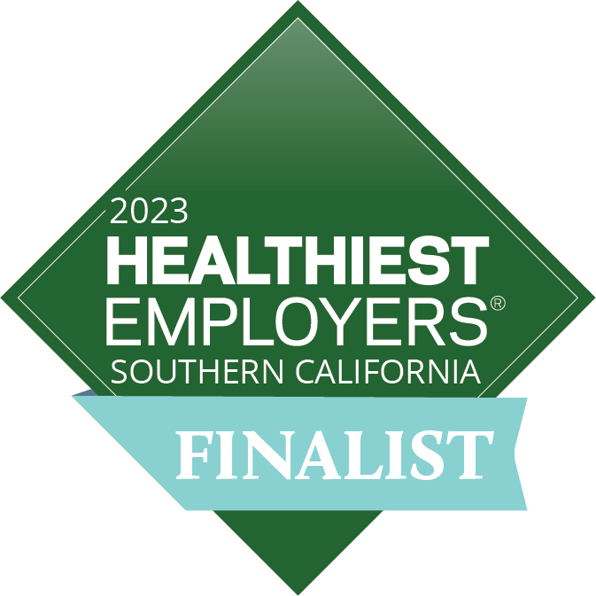 2023 SoCal Healthiest Employers Finalist badge