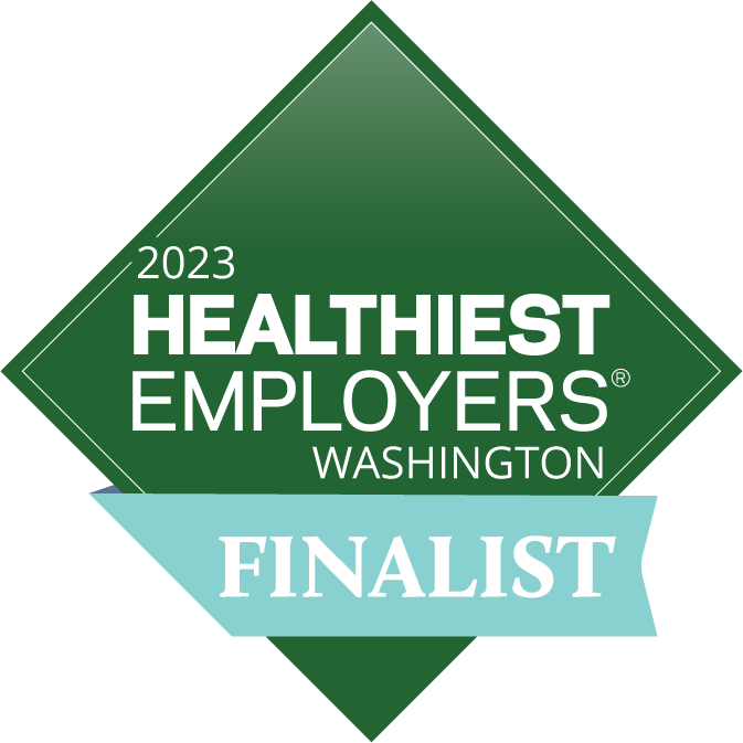 2023 Healthiest Employers WA Finalist badge