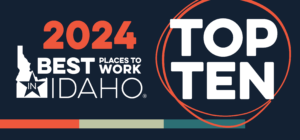 2024 Idaho Best Places to Work Top 10 badge